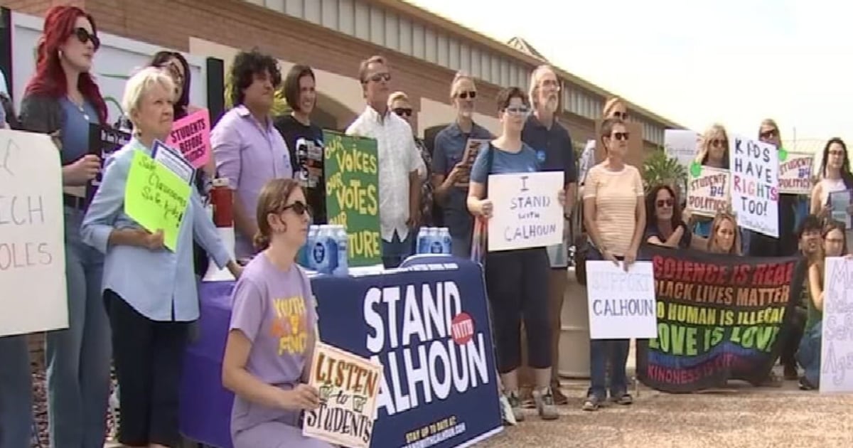 WFTV: BPS school board meeting Melissa Calhoun teacher preferred name 